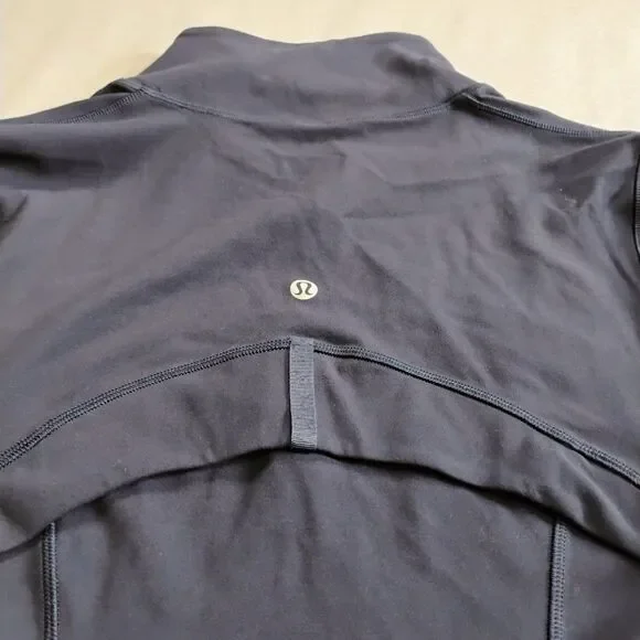 Lululemon Define Jacket Size 8 Navy Blue Full Zip Luon Yoga Running Activewear - Picture 13 of 16